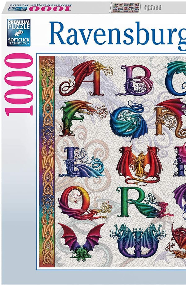 Ravensburger - Dragon Alphabet Jigsaw Puzzle (1000 Pieces)