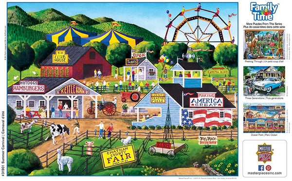Masterpieces - Family Hour Summer Carnival Ez Grip Jigsaw Puzzle (400 Pieces)