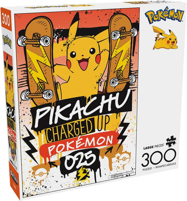 Buffalo Games - Pokemon - Charged UP - 300 Large Piece Jigsaw Puzzle