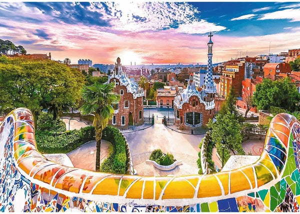 Trefl - Sunset Over Barcelona Jigsaw Puzzle (1000 Pieces)