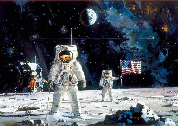Educa - First Men on the Moon Jigsaw Puzzle (1000 Pieces)