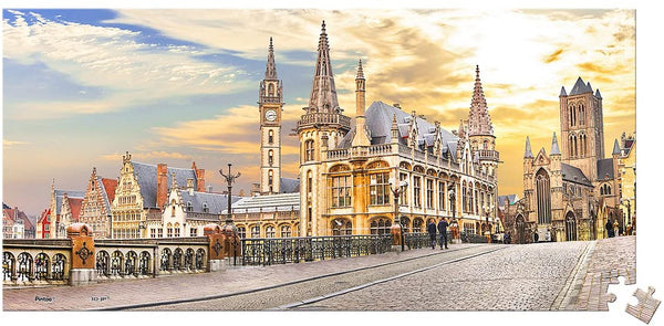 Pintoo - Medieval Chent Belgium Showpieces XS Plastic Jigsaw Puzzle (253 Pieces)