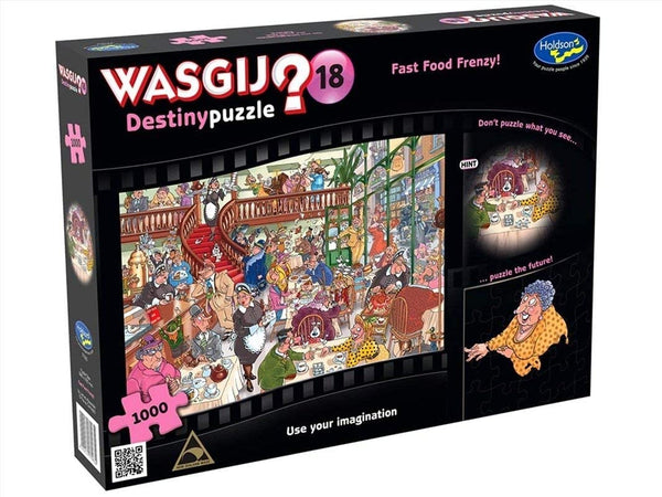 Holdson - Wasgij Destiny 18 Fast Food Frenzy Jigsaw Puzzle (1000 Pieces)
