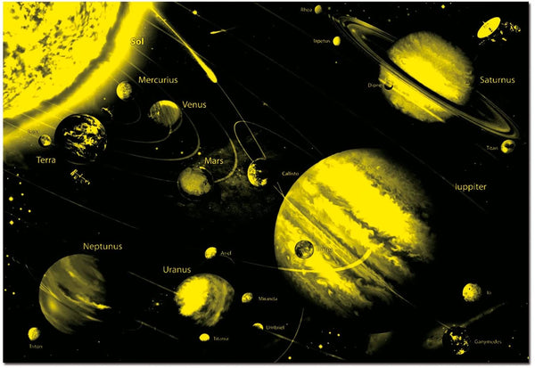 Educa - Neon Solar System Jigsaw Puzzle (1000 Pieces)