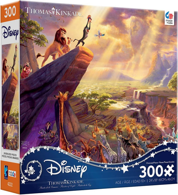 Ceaco - The Lion Kings XL by Thomas Kinkade Jigsaw Puzzle (300 Pieces)