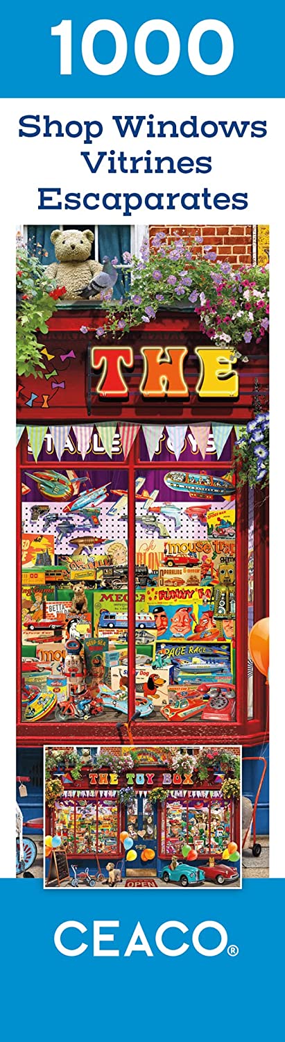 Ceaco - Shop Windows - Toy Box - 1000 Piece Jigsaw Puzzle