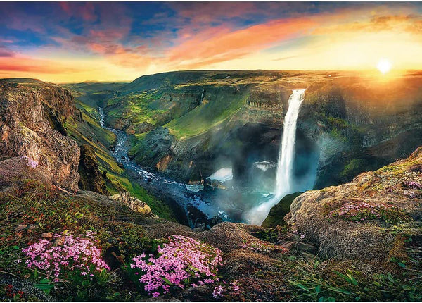 Trefl - Haifoss Waterfall, Iceland Jigsaw Puzzle (2000 Pieces)