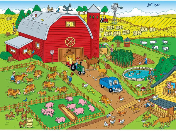 Masterpieces - 101 Things to Spot on a Farm Jigsaw Puzzle (101 Pieces)