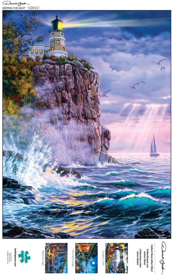 Buffalo Games - Darrell Bush - Keeping The Light - 1000 Piece Jigsaw Puzzle