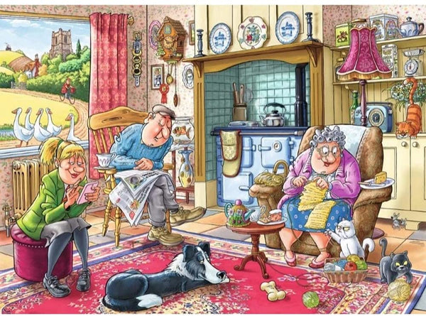 Holdson - Wasgij Mystery 17 Catch Break Jigsaw Puzzle (1000 Pieces)