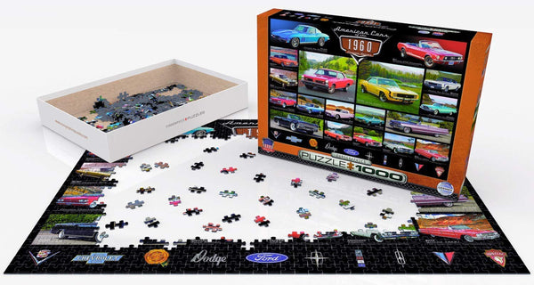 EuroGraphics - Cruisin Classics 1960s Jigsaw Puzzle (1000 Pieces)