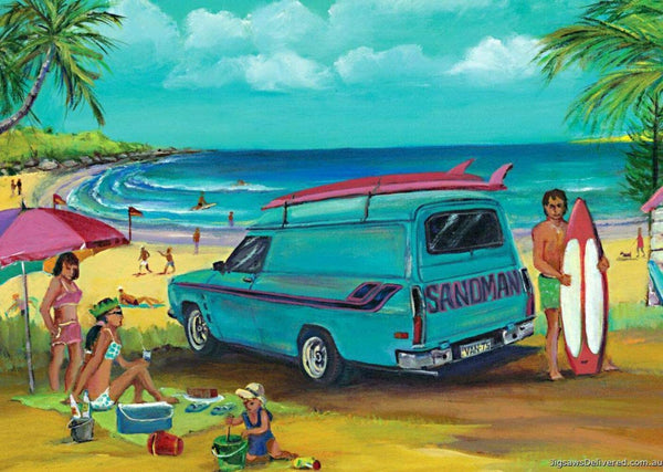 Blue Opal - Famous Sandman by Jenny Sanders Jigsaw Puzzle (1000 Pieces)