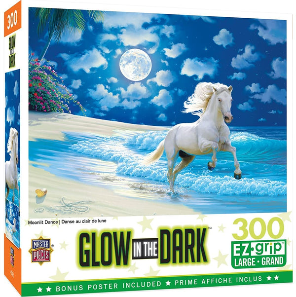 Masterpieces - Glow in the Dark Moonlit Dance Ez Grip Jigsaw Puzzle (300 Pieces)