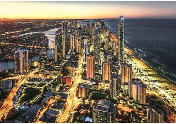 Funbox - Gold Coast Skyline Jigsaw Puzzle (1000 Pieces)