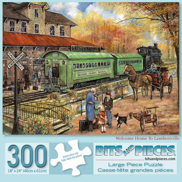 Bits and Pieces - Welcome Home To Lambertville by Ruane Manning Jigsaw Puzzle (300 Pieces)