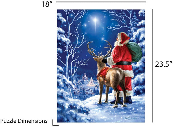 Springbok Puzzles - Starry Night - 500 Piece Jigsaw Puzzle - 18