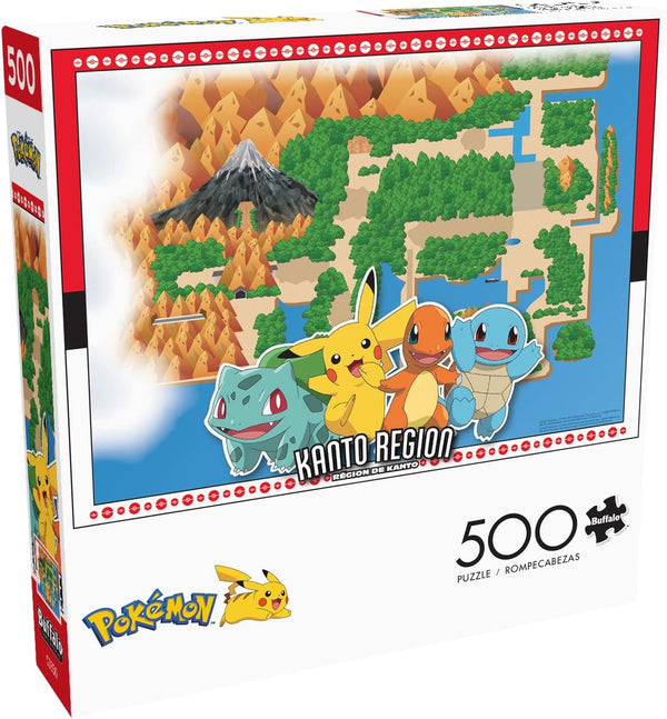 Buffalo Games - Pokemon - Kanto Region - 500 Piece Jigsaw Puzzle