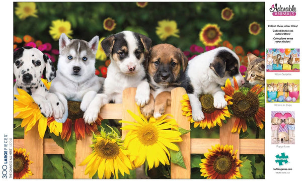 Buffalo Games - Adorable Animals - The Gang's All Here - 300 Large Piece Jigsaw Puzzle