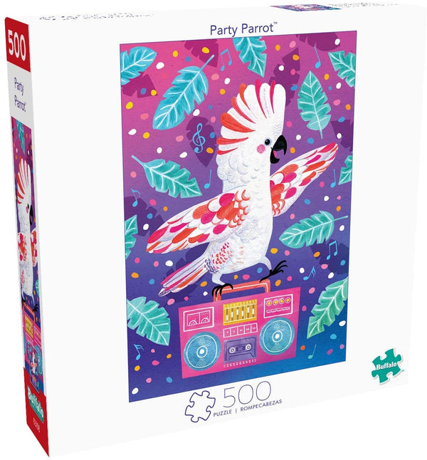 Buffalo Games - Party Parrot - 500 Piece Jigsaw Puzzle
