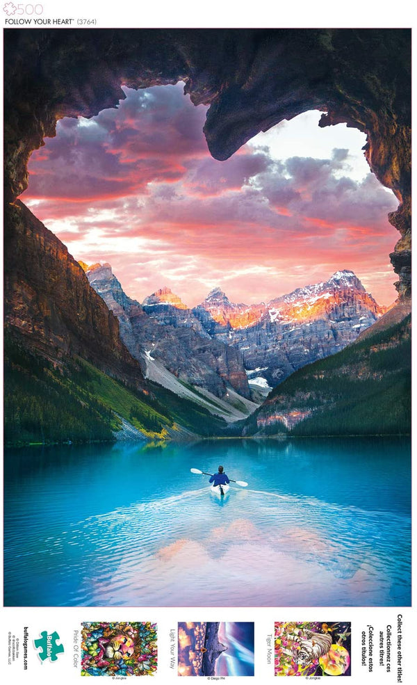 Buffalo Games - Art of Play Collection - Follow Your Heart - 500 Piece Jigsaw Puzzle