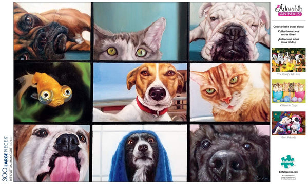 Buffalo Games - Pet's Virtual Hangout - 300 Large Piece Jigsaw Puzzle