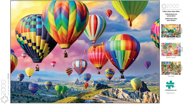 Buffalo Games - Up, Up and Away - 2000 Piece Jigsaw Puzzle