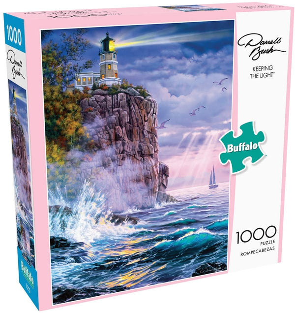 Buffalo Games - Darrell Bush - Keeping The Light - 1000 Piece Jigsaw Puzzle