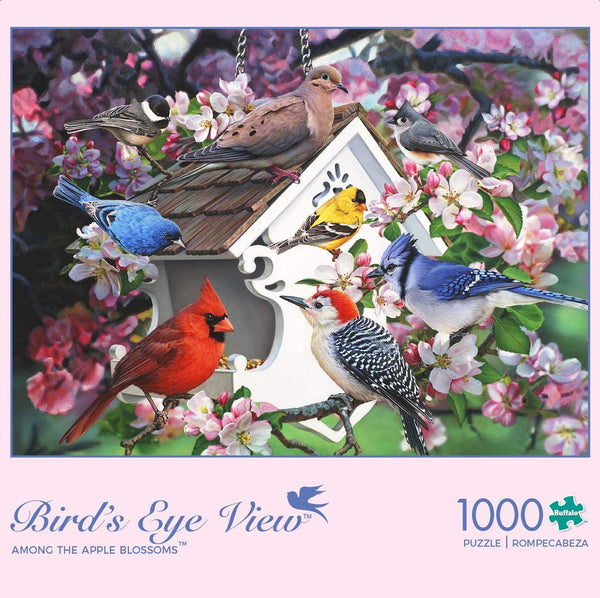 Buffalo Games - Birds Eye View Collection - Among The Apple Blossoms - 1000Piece Jigsaw Puzzle