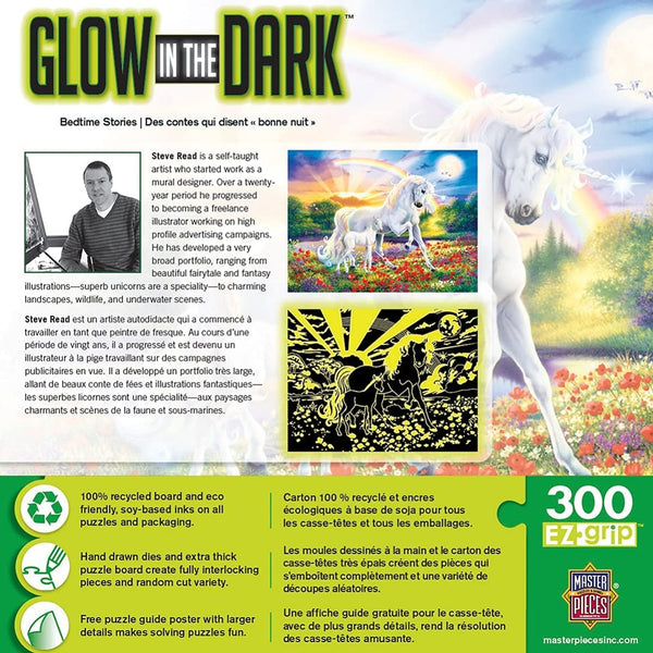 Masterpieces - Glow in the Dark Bedtime Stories Ez Grip Jigsaw Puzzle (300 Pieces)