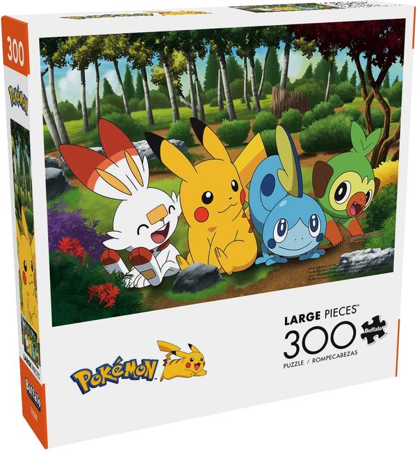 Buffalo Games - Pokemon Galar Friends - 300 Large Piece Jigsaw Puzzle