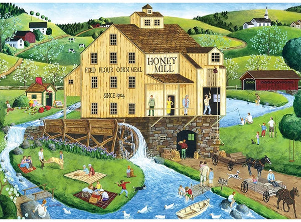 Masterpieces - Hometown Gallery Honey Mill Jigsaw Puzzle (1000 Pieces)