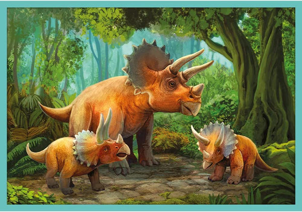 Trefl - Meet All The Dinosaurs 10-in-1 (from 20 to 48 pieces) Jigsaw Puzzle (329 Pieces)