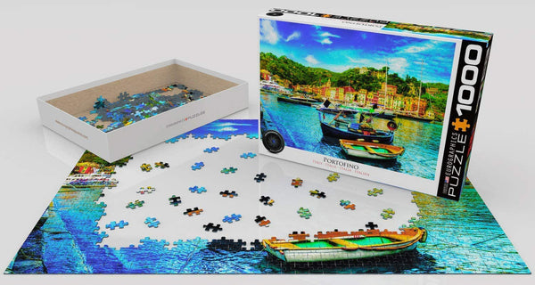EuroGraphics - Portofino Italy Jigsaw Puzzle (1000 Pieces)