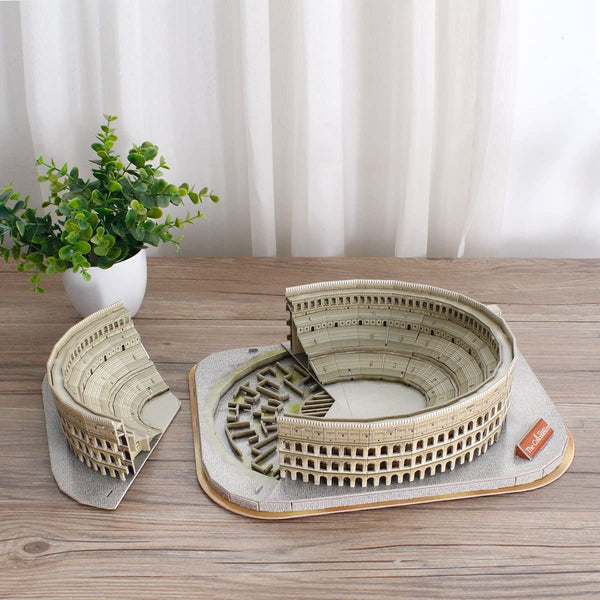 Cubic Fun - National Geographic 3D Model Puzzle - The Colosseum (Rome) Jigsaw Puzzle (131 Pieces)