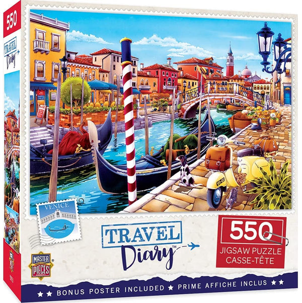 Masterpieces - Travel Diary Venice Jigsaw Puzzle (550 Pieces)