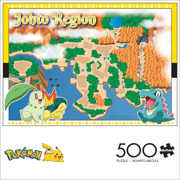 Buffalo Games - Pokemon - Johto Region - 500 Piece Jigsaw Puzzle