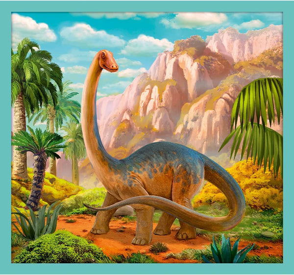 Trefl - Meet All The Dinosaurs 10-in-1 (from 20 to 48 pieces) Jigsaw Puzzle (329 Pieces)