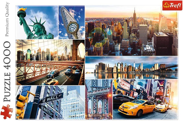 Trefl - New York City Collage Jigsaw Puzzle (4000 Pieces)