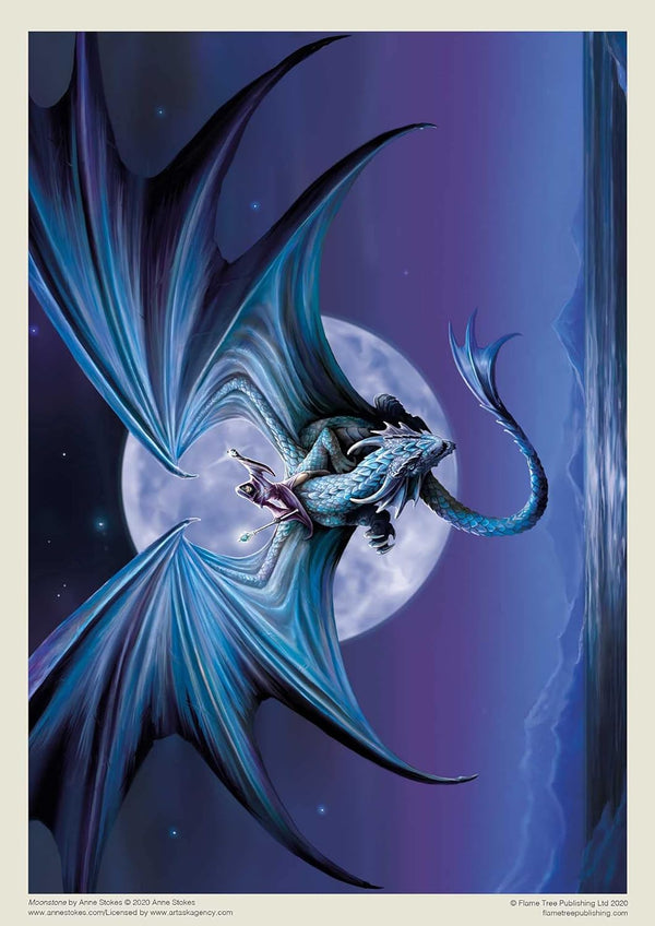 Flame Tree Studio - Moonstone by Anne Stokes Jigsaw Puzzle (1000 Pieces)