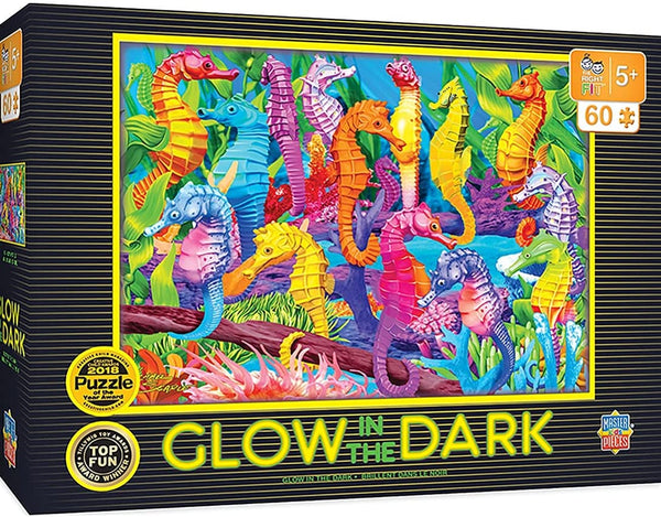 Masterpieces - Glow in the Dark Singing Seahorses Jigsaw Puzzle (60 Pieces)