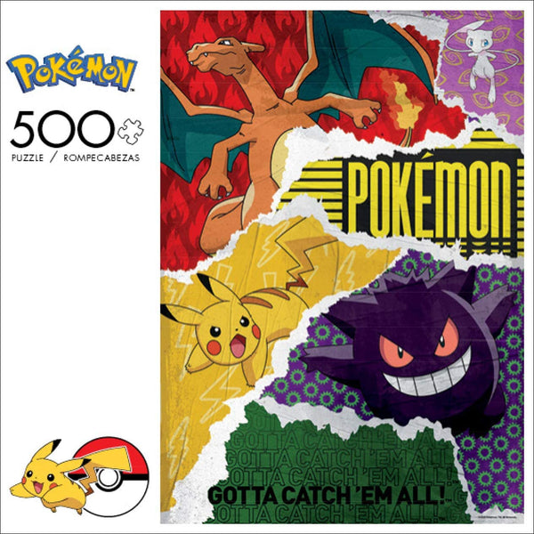 Buffalo Games - Pokemon - Urban Grit - 500 Piece Jigsaw Puzzle