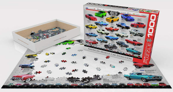 EuroGraphics Muscle Car Evolution Jigsaw Puzzle (1000-Piece)