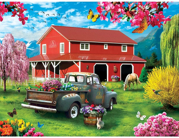Masterpieces - Lazy Days A Farm's Alive Jigsaw Puzzle (750 Pieces)