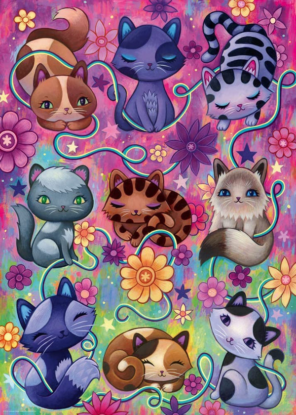 Heye - Dreaming, Kitty Cats by Jeremiah Ketner Jigsaw Puzzle (1000 Pieces)