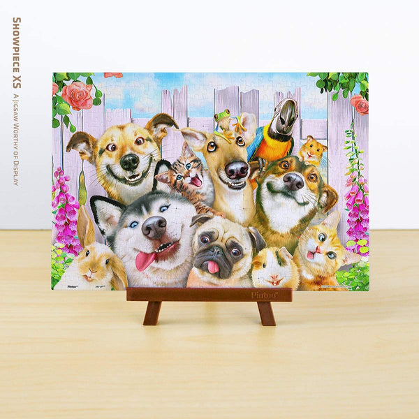 Pintoo - Showpiece XS Pet Selfie Jigsaw Puzzle (368 Pieces)