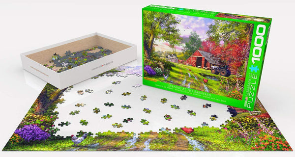 EuroGraphics Evening at The Barnyard by Dominic Davison 1000-Piece Puzzle