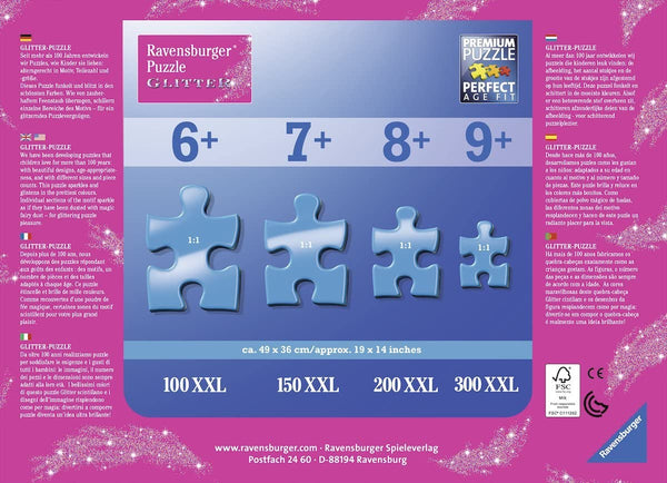 Ravensburger - Amazing Unicorns Glitter Jigsaw Puzzle (100 pieces) 139286