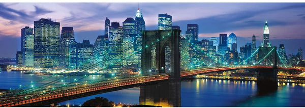 Clementoni - Panorama - New York Brooklyn Bridge Jigsaw Puzzle (1000 Pieces) 39434