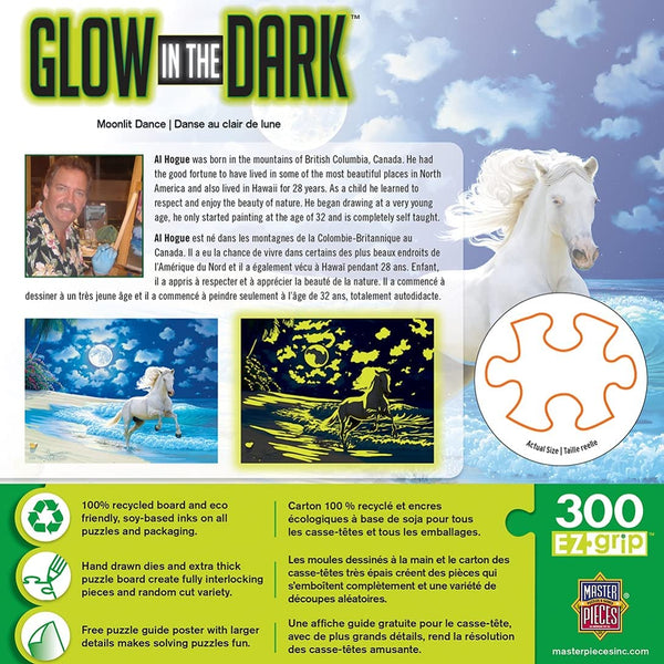 Masterpieces - Glow in the Dark Moonlit Dance Ez Grip Jigsaw Puzzle (300 Pieces)