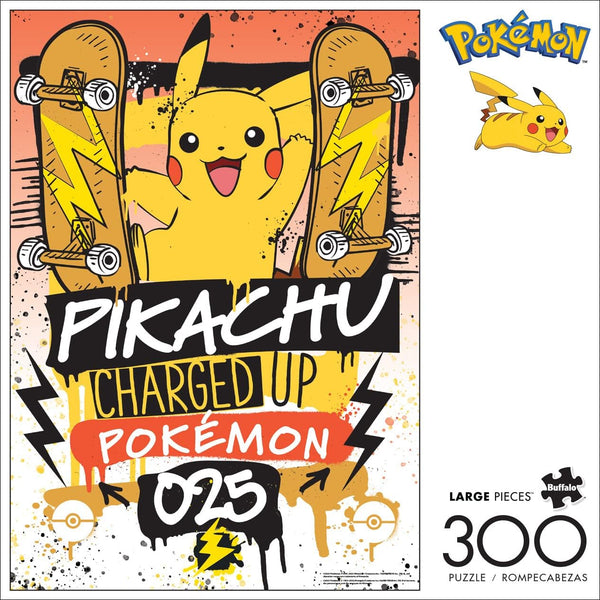 Buffalo Games - Pokemon - Charged UP - 300 Large Piece Jigsaw Puzzle